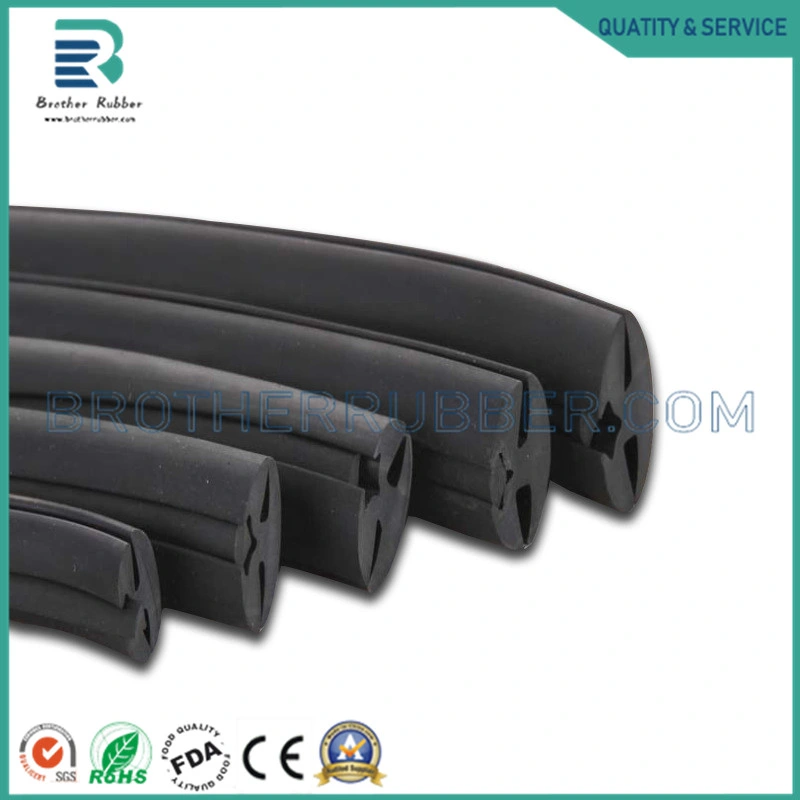 T Shape Silicone EPDM Foam Sponge Extrusions Rubber Seal Strip