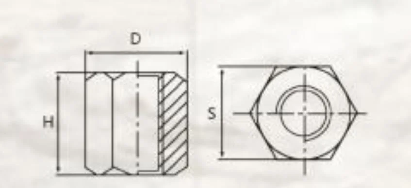 Hex Anchor Nut Prestressing Rebar Coupler Flat and Spherical Shape